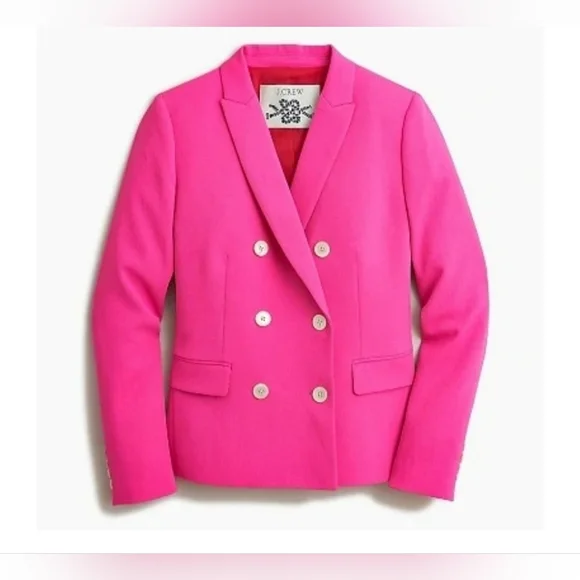 NWT J.CREW pink blazer size 4 - Picture 2 of 10